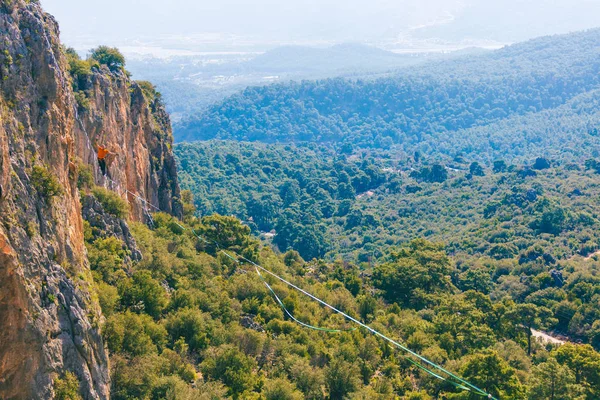 Highline στα βουνά. — Φωτογραφία Αρχείου