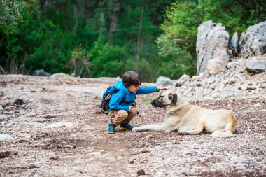 Arkadaşlık Evcil hayvan ve çocuk.