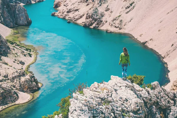 Dobladura del río en el fondo del cañón . — Foto de Stock