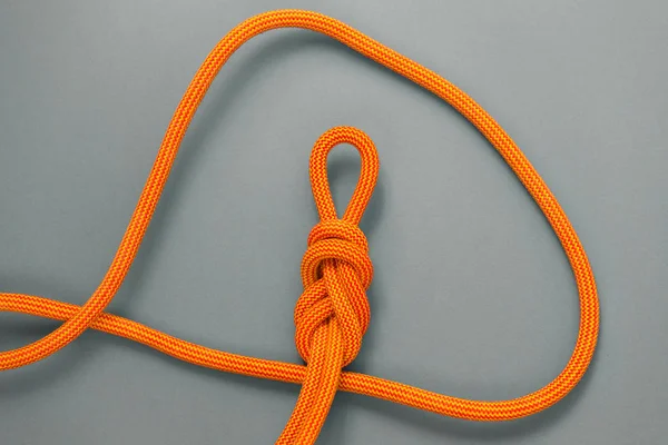 Knot from a climbing rope. — Stock Photo, Image