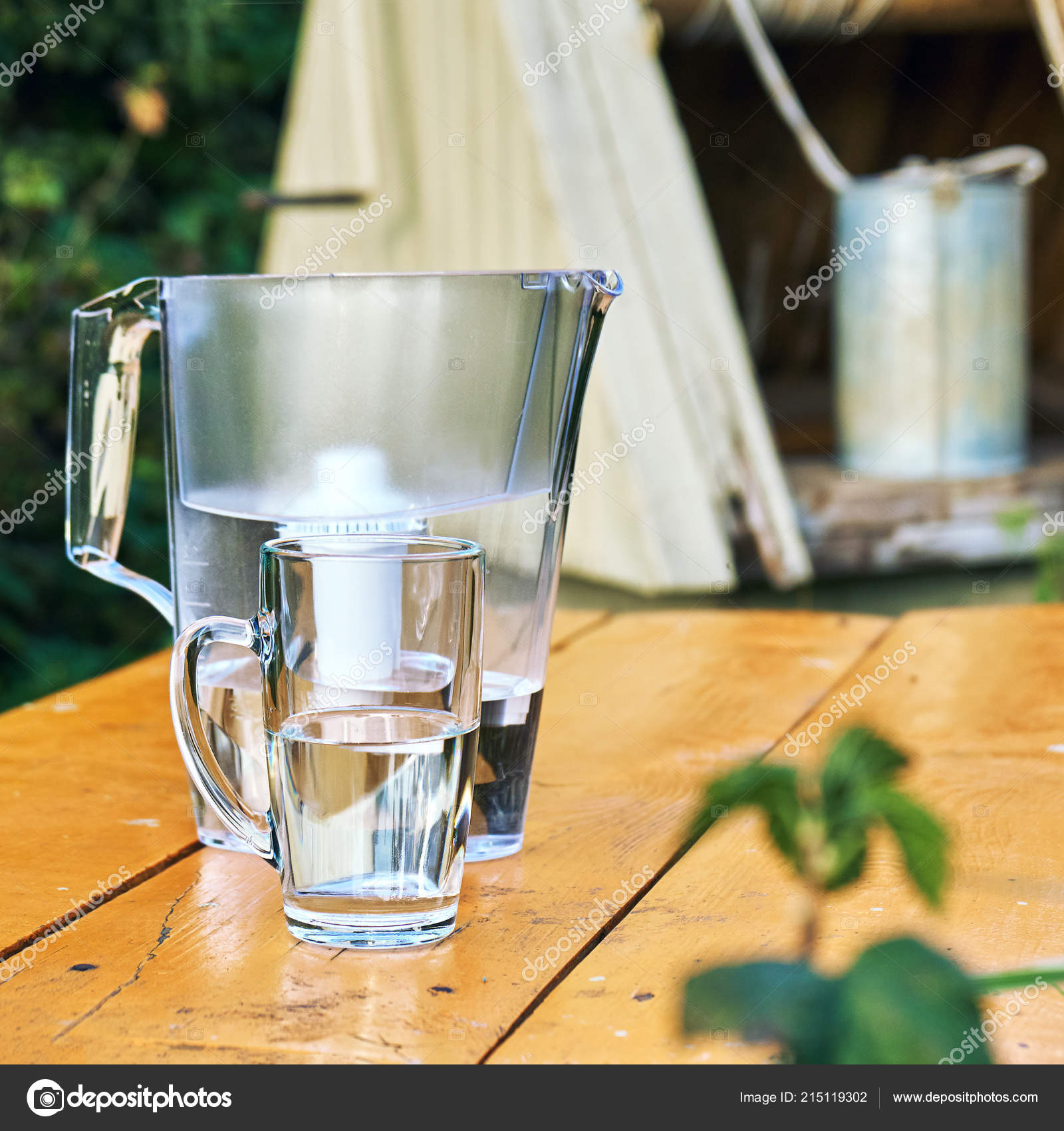 Water Filter Jug Transparent Cup Water Standing Wooden Table Open Stock Photo Image By C Astrophytum Water Filter Jug Transparent Cup Water Standing Wooden Table Open Stock Photo Image By C Astrophytum