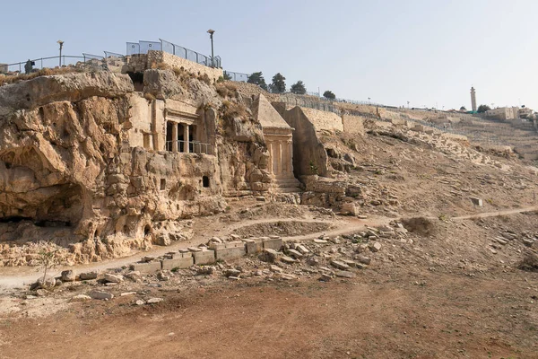 Tomb Priest Zechariah Ancient Jewish Old Cemetery Mount Olives Jerusalem — Stock Photo, Image