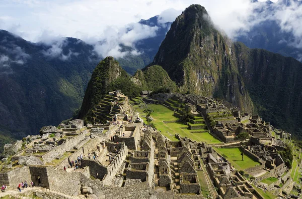Widok Góry Spektakularne Stare Miasto Inca — Zdjęcie stockowe