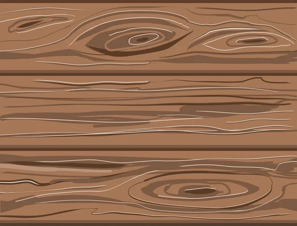 Hand Drawn Vector Brown Cartoon Wooden Planks Boards Texture — Stock Vector