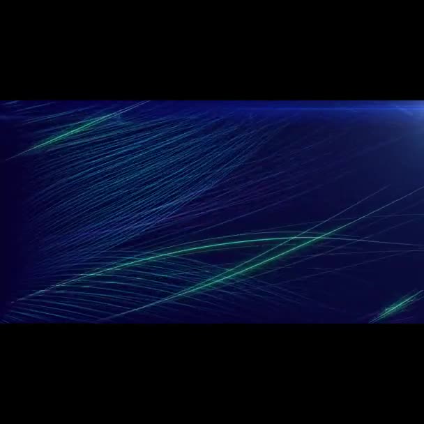 Abstrakt Bakgrund Med Våglinjer Färg Animation Krusningar Ytan Från Neon — Stockvideo