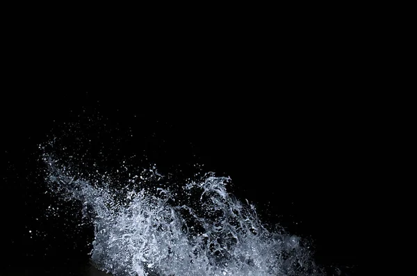 Хлюпалися Хвилі Березі Чорного Моря Ніч — стокове фото