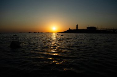 Bolşoy Utrish üzerinde Deniz Feneri.