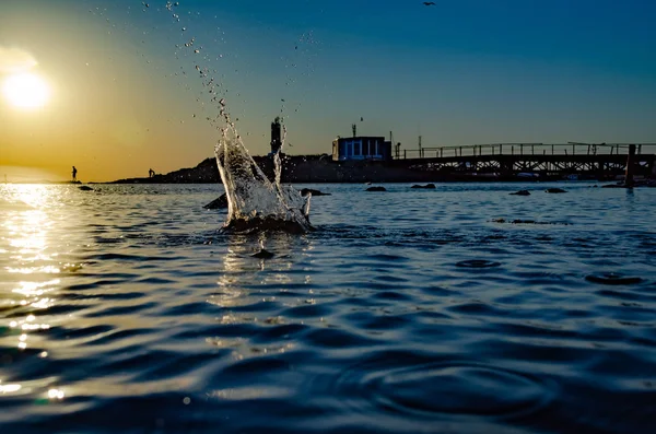 Bolşoy Utrish üzerinde Deniz Feneri. — Stok fotoğraf