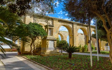 Valletta, Malta 'daki Yukarı Barrakka Bahçeleri