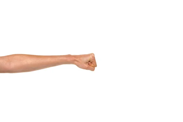 Lichaamstaal Met Hand Hand Taal — Stockfoto