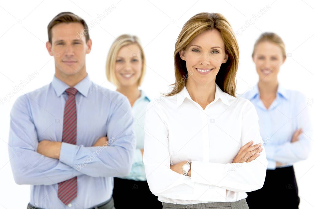 Corporate executive business people - group portrait