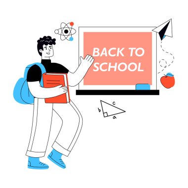 Okula dönüş için mükemmel bir tasarım.