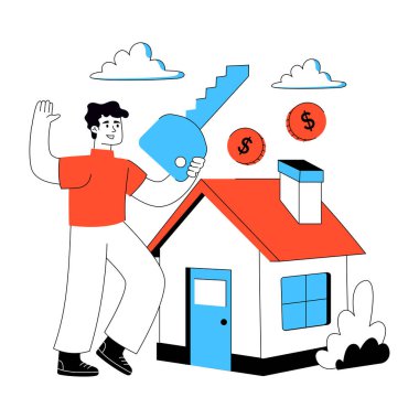 Mülkiyet vektör tasarımı