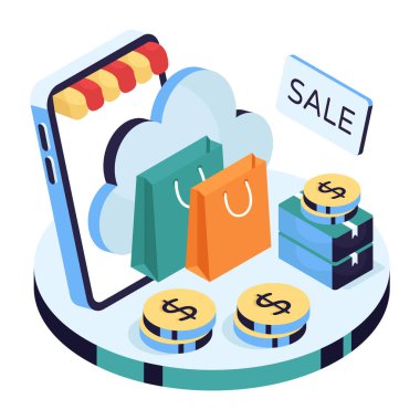 Bulut alışverişinin son moda tasarımı