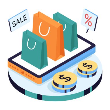 Moda tasarım tanıtımı mobil alışveriş satışı