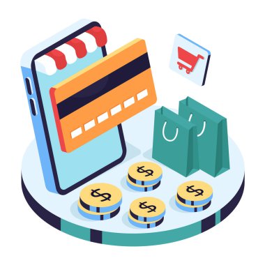 E ödemenin trend vektör tasarımı