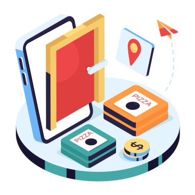 Kapı dağıtımının kavramsal tasarım çizimi