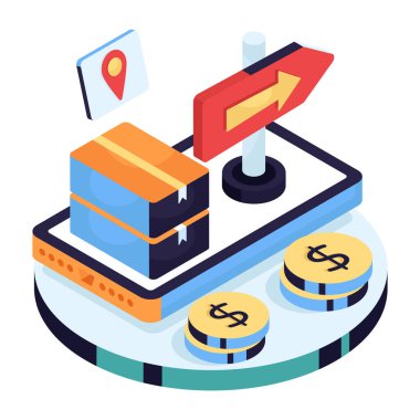 Perfect design icon of direction board