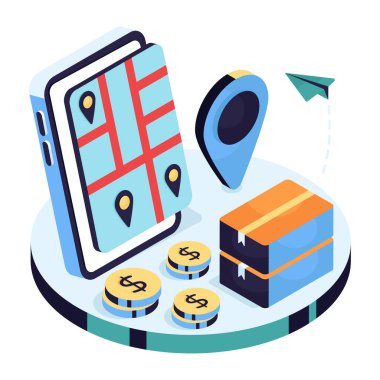 Mobil haritanın en iyi tasarım simgesi