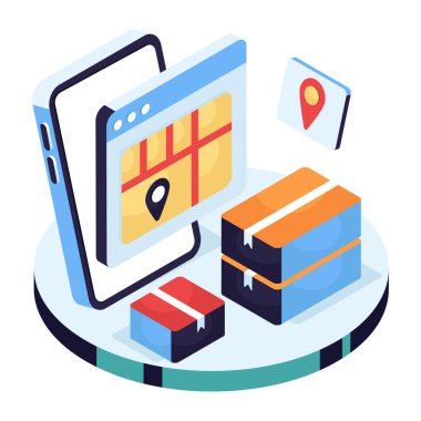 Çevrimiçi haritanın en iyi tasarım simgesi