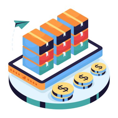 Mobil paketlerin mükemmel tasarım simgesi