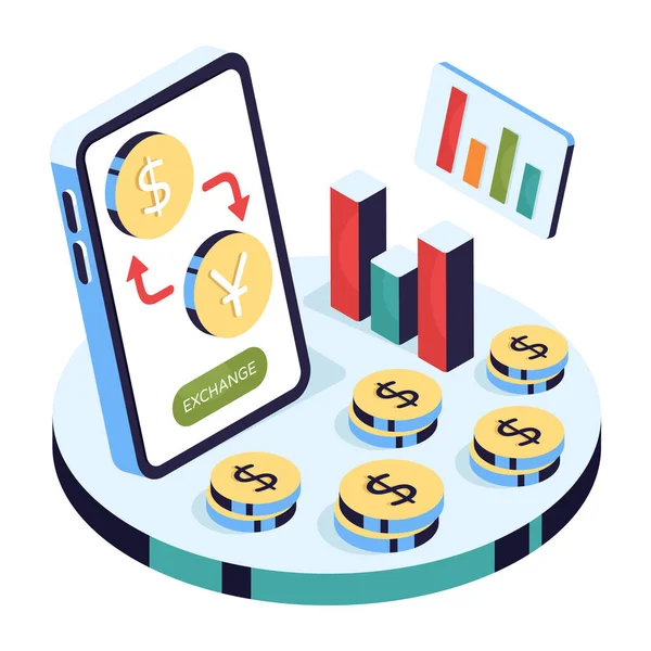 Dollar to yuan, concept of currency exchange