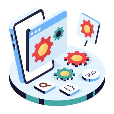 Web gelişimi için eşsiz bir tasarım simgesi