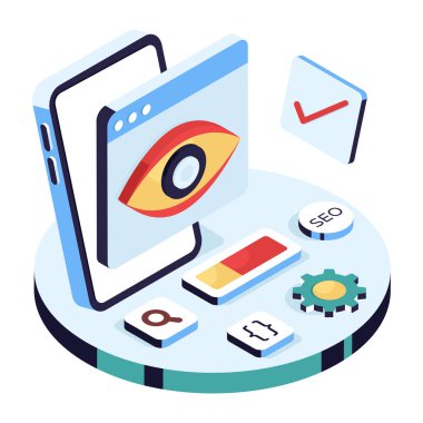 Web izleme için eşsiz bir tasarım simgesi