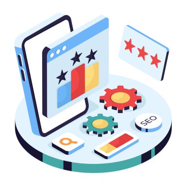 Web reytinglerinin simge tasarımı