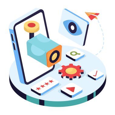 CCTV kamerasının mükemmel tasarım çizimi