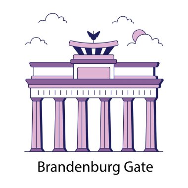 Brandenburg Kapısı 'nın modern tasarım simgesi