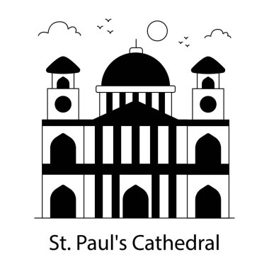 Aziz Pauls katedralinin güzel bir tasarım simgesi.