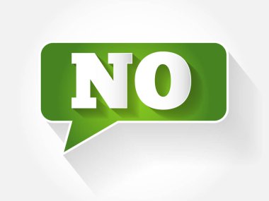 Hiçbir metin ileti balonu, düz arka plan kavramı