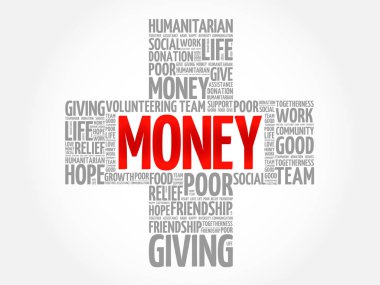 Para çapraz kelime bulutu kolaj, sosyal kavramı arka plan