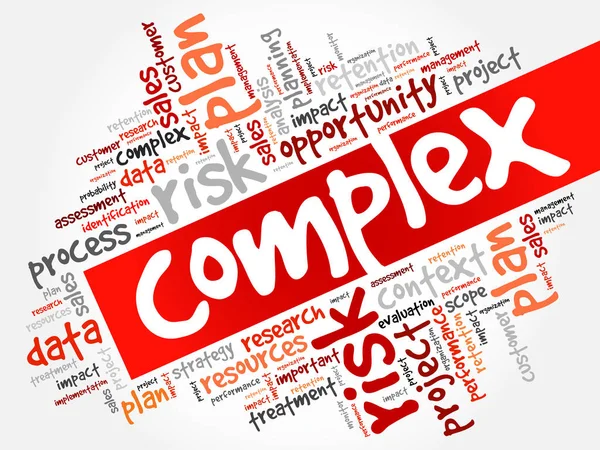 Complexe word cloud collage — Stockvector
