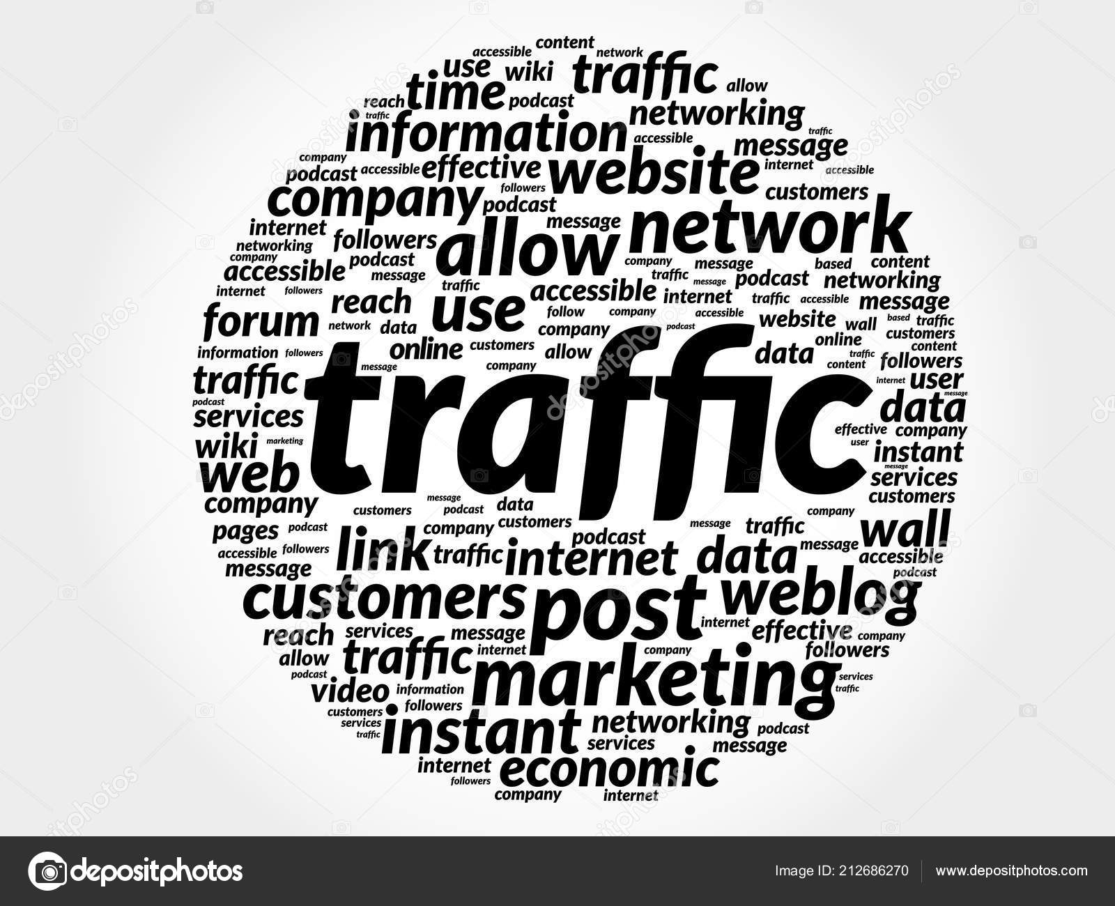 Traffic Word Cloud Business Concept Stock Vector by ©dizanna 212686270