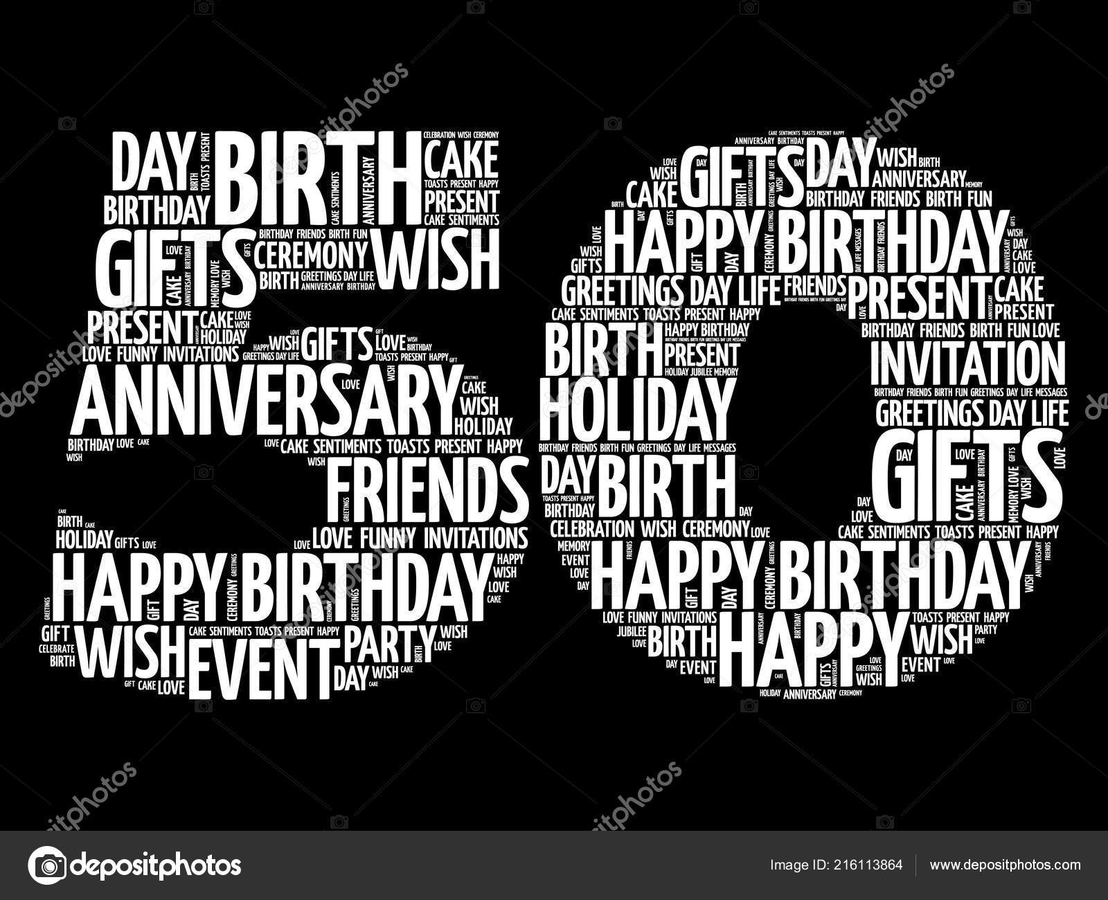 Download Happy 50Th Birthday Word Cloud Collage Concept — Stock Vector © dizanna #216113864