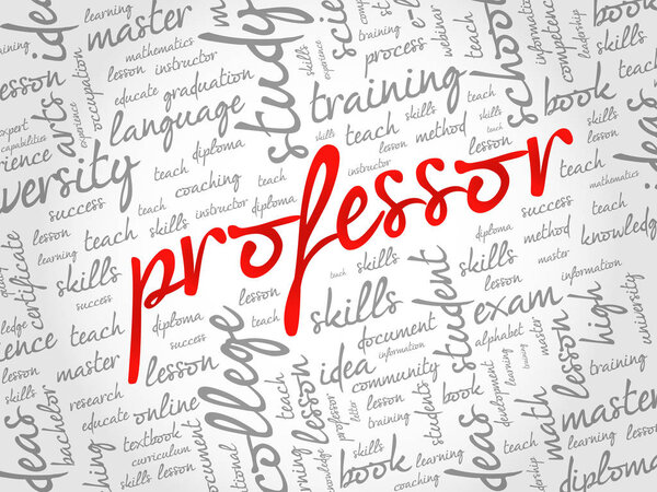 Коллаж слов "облако", концепция образования
