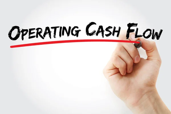 Акронім Ocf Operating Cash Flow — стокове фото