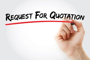 RFQ - Alıntı kısaltması talebi, iş konsepti geçmişi