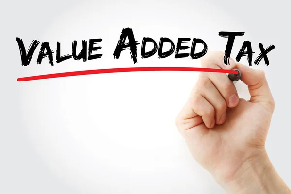 Impuesto Sobre Valor Añadido Acrónimo Business Concept Background —  Fotos de Stock