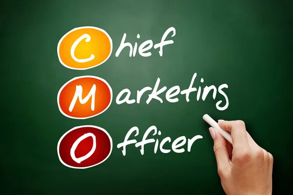 Cmo Director Marketing Acrónimo Business Concept Background —  Fotos de Stock