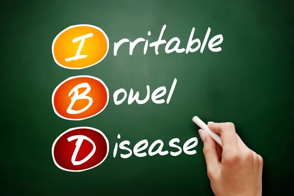 IBD - Inflammatory Bowel Disease, acronym health concept on blackboard