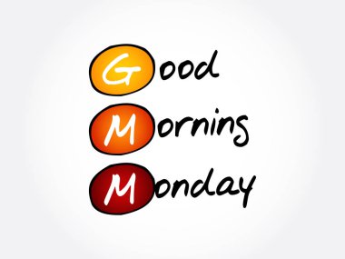 GMM - Günaydın Pazartesi, kısaltma kavramı geçmişi 