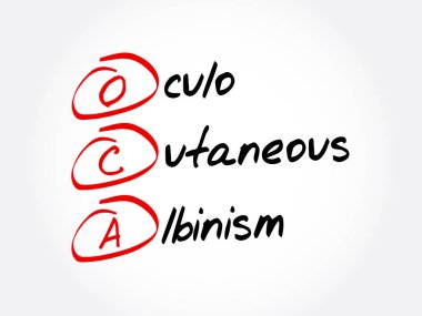 OCA - Oculo Cutaneous Albinism kısaltması, kavram geçmişi