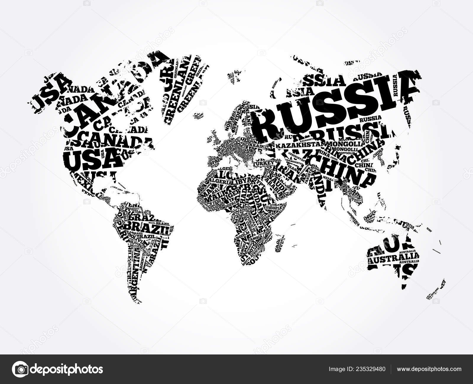 world map typography word cloud names countries education education world maps
