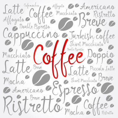 Kahve içenlerin listesi, bulutlar, afiş geçmişi.