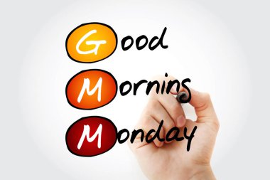 GMM - iyi sabah Pazartesi, kısaltma kavramı adam