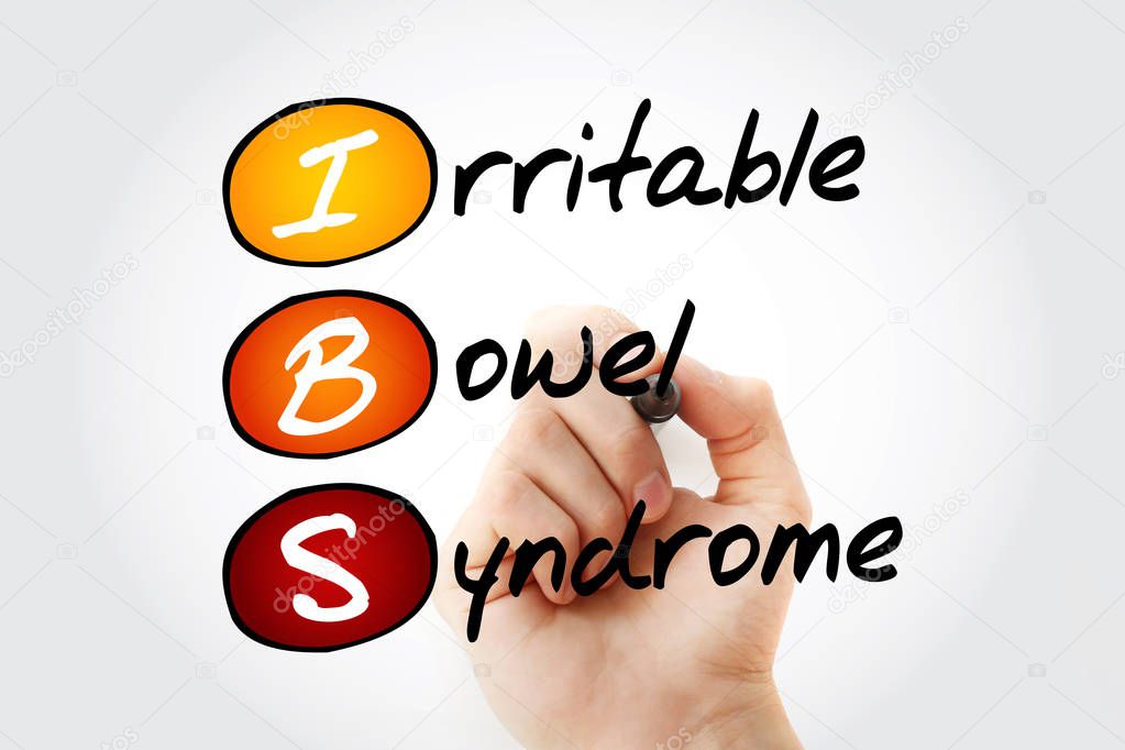 IBS - Irritable Bowel Syndrome, acronym health concept backgroun