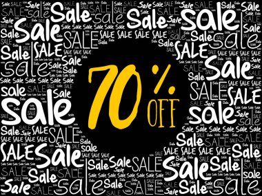 %70 off Satılık kelime bulutu kolaj